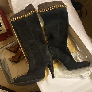 Sergio Rossi Pelle LodonKid high heels boots